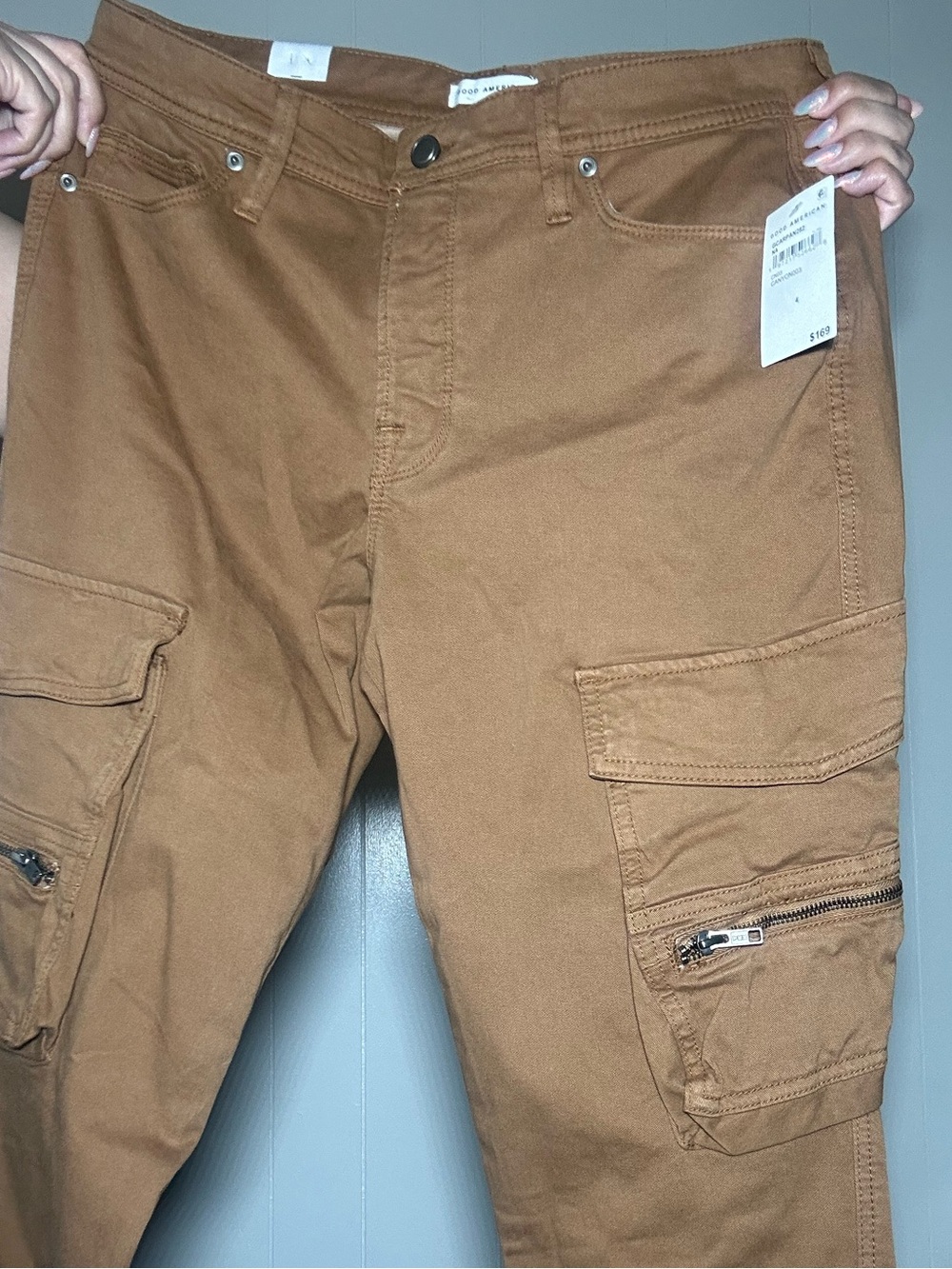 New Good American Canyon Cargo Pants